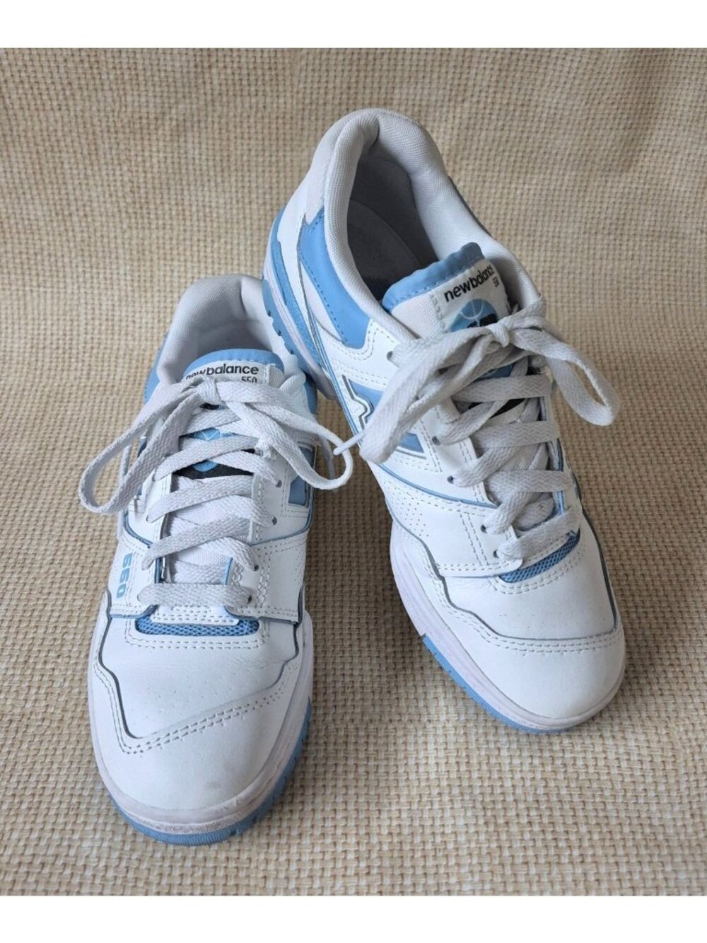 NEW New Balance 550 White University Blue Men's 6 Tennis Shoes Sneakers CLEAN